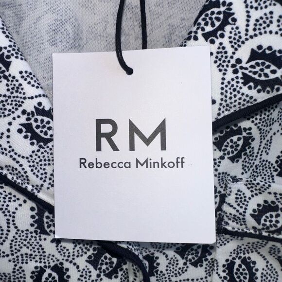 Rebecca Minkoff $159 Notch Collar Pajama Set large NWT - Picture 4 of 6